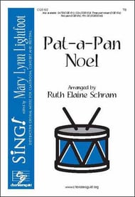 Pat-a-Pan Noel TB choral sheet music cover Thumbnail